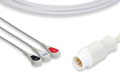 Cable ECG de una pieza compatible Philips