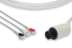 Cable ECG de una pieza compatible Datascope