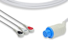 Cable ECG de una pieza compatible Datex-Ohmeda