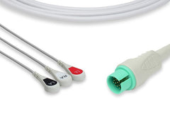 Cable ECG de una pieza compatible Spacelabs